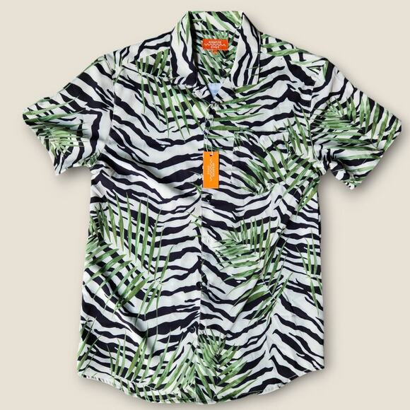 Negative Spaces Other - Negative Spaces Men's Button Up Nature Jungle Short Sleeve Shirt Size S NWT